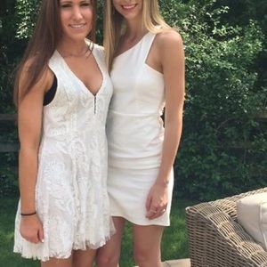 White one shoulder dress